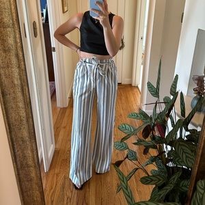 Marine Layer Langley flowy striped pant